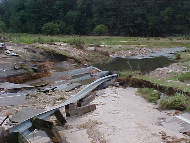 STH 80 Highway washout